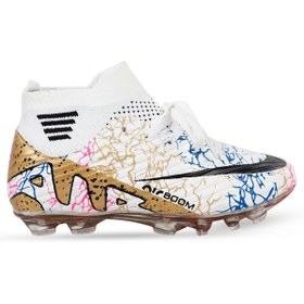 Resim Civil Sport Laliga 36-40 Numara Halı Saha Ayakkabısı - Beyaz - Beyaz-Altın / 38 