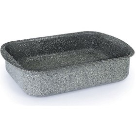 Resim Flonal Pietra Viva Fırın Kabı 25*18*6.5 cm Antrasit 