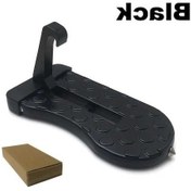 Resim Trendooze Kapı Pedali Arama Yardımcı Basamak Sıyah 1 Adet Alüminyum Alaşım Çatı Rv Arazi Aracı Askı Kancası 