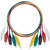 Resim 50 cm. Krokodil Kablo Timsah Ağızlı Kıskaç - 10 Adet 