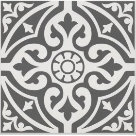 Resim Çanakkale Seramik Ornament Mat Siyah Klasik Sırlı Granit 33X33 