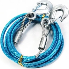 Resim Nettedarikcisi Oto Çekme Halatı Çelik İzoleli Çeki Halatı 2 Ton 3 Metre 