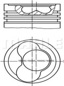 Resim Mahle 0306500 Piston Segman (STD) 038107065ga001 Wa444728 