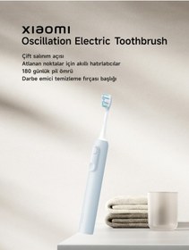 Resim Xiaomi Electric Toothbrush Şarjlı Diş Fırçası Mavi 