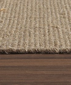 Resim Cool Halı Bolero X-12 Siyah El Dokuma Doğal Hasır Jüt Halı SSF - 80x150 