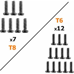 Resim Xbox One X S Slim Elite Kol Tamir Vida Seti T6 Vida T8 Vida Yedek Parça 