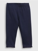 Resim GAP Kız Bebek Lacivert Organik Pamuklu Fırfır Legging Tayt 