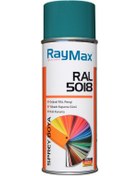 Resim Raymax Akrilik Sprey Ral 5018 Turkuaz 400Ml. Made in Germany. 