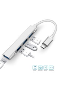 Resim ATAELEKTRONİK Macbook Uyumlu Type-c To 4* Usb 3.0 Splitter 5 Gbps Çevirici Hub Adaptör Type-c To Usb 3.0 Hub 
