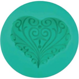 Resim Pastry Planet Kalp Şeker Hamuru Silikon Kalıbı 