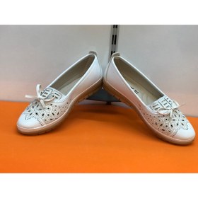 Resim KAFKASLAR AYAKKABI Kafkaslar Delikli Kaymaz Taban Yumuşak Anne Model Babet Ayakkabı 