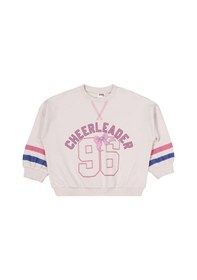 Resim Cheer Leader 96 Baskılı 6-18 Ay Takım - Bej Taş Rengi 