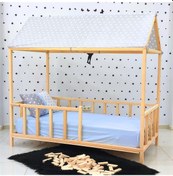 Resim Markaawm Markaawm Montessori Yatak Izmir Gri Yıldız Çatılı 