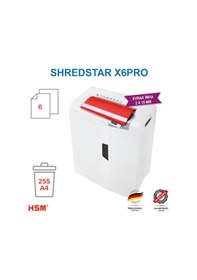 Resim HSM SHREDSTAR X6 PRO Evrak İmha Makinesi / Kağıt Kırpma Makinesi - CD İmha Makinesi - 2x15 MM - 20 L 