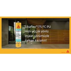 Resim Sıka Marka 8 Adet Poliüretan Mastık 322 Gr Beyaz Siyah Gri 