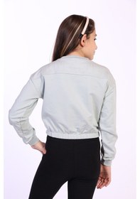 Resim Toontoy Kız Çocuk Dreams Nakışlı Sweatshirt Yeşil 