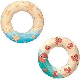 Resim Bestway 36014 Deniz Desenli Simit 61cm Çok Renkli 