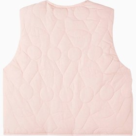 Resim Jilian Kapitone Kız Çocuk Yelek Kiraz Detaylı Lüks Tasarım - Pembe / Y 12 
