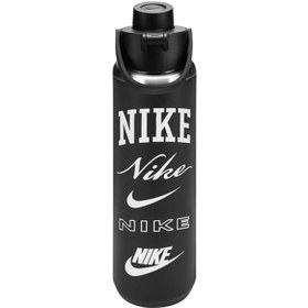 Resim Nike Stainless Steel Recharge Straw Bottle 24 Oz Unisex Beyaz Çelik Antrenman Suluk N.101.3805.110.24 
