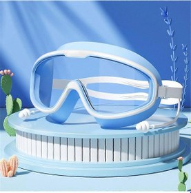 Resim Çocuklar İçin Büyük Çerçeveli Yüzme Gözlüğü Entegre 00008 Çok Renkli 