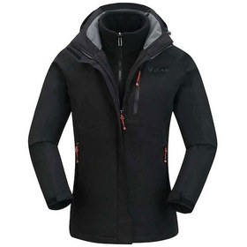Resim 2as Sparkle Woman 3in1 Jacket Black Kadın Ceket-001 Çok Renkli 