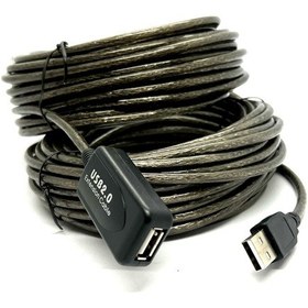 Resim 20 Metre Usb Uzatma Kablosu 20m Extension Cable Güçlendirilmiş Us 