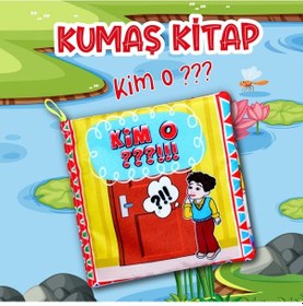 Resim Tox Kim O Kumaş Sessiz Kitap T096 - Bez Kitap , Eğitici Oyuncak , Yumuşak Ve Hışırtılı 