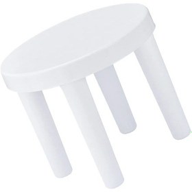 Resim Çocuk Dışkı Taşınabilir Düşük Çocuk Sandalye Plastik Ev Adım Beyaz 