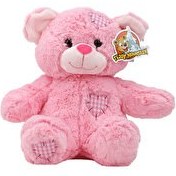 Resim Pembe Yamalı Ayı Peluş 40 Cm 