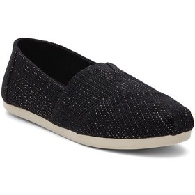 Resim Espadril / Keten Kadın 10020665 Toms Valencıa Black Siyah 