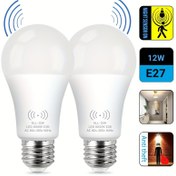 Resim 1 adet Kasotile Hareket Sensörlü LED Ampul, 9W Dimlenebilir, 6000K Beyaz, E26 Taban, 800-1000Lm, Göz Bakımı, Titreşimsiz, Gün Doğumu ile Gün Batımı, Garaj Veranda Merdivenler Teras, Alışveriş Merkezleri, Oteller - İç Mekan Aydınlatması 