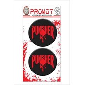 Resim Punısher 3d Damla 2 Li Sticker Logo 2 