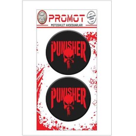 Resim Punısher 3d Damla 2 Li Sticker Logo 2 