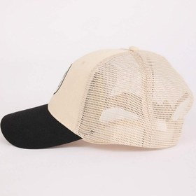 Resim DeFacto Erkek Etiket Baskılı Dokuma Beyzbol Basketbol Şapkası D7832AX25SMNV2 