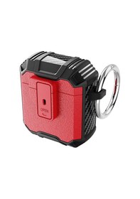 Resim Zore Apple Uyumlu AirPods Airbag 27 Silikon Kılıf Kırmızı - Siyah 