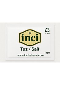 Resim İnci Baharat - Tek Kullanımlık Tuz 1 Gram - 3000 Adet 