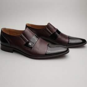 Resim Gondol Erkek Hakiki Deri Klasik Kahverengi 44 Ttx.161 