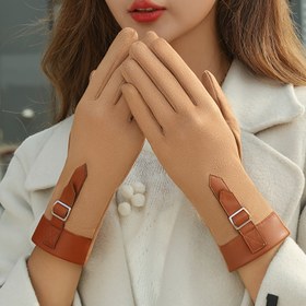 Resim Kadınlar için Kış Sıcak Rüzgar Geçirmez Eldivenler - Dokunmatik Ekran Uyumlu, Esnek Uyum, Siyah, Makinede Yıkanabilir, Gündelik Geziler İçin Zarif Tasarım, Kış Eldivenleri, Kadınlar İçin Eldiven/Kış/Zarif, Soğuk İçin Eldiven 