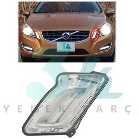 Resim Volvo S60 V60 Sol Gündüz Ledi 2011 2012 2013 Sis Lambası 