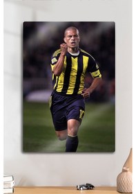 Resim Metal Tablo, Sporcu, Futbol Hediyelik Tablo - Alex De Souza, Fener F.b. 