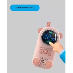 Resim Rivera Tech Rvrhb LCD Ekranlı Bebek Telsizi - Iki Yönlü Ses Uzun Menzil Çocuk Dostu Tasarım 
