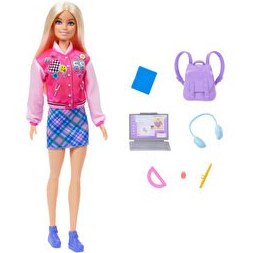 Resim Barbie Öğrenci Bebek ve Aksesuarları HRG84 