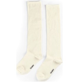 Resim Diz Altı Düz Çorap 69900 U6990073 Ekru 