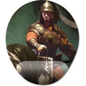 Resim Pixxa Mount & Blade Iı: Bannerlord Bilek Destekli Mousepad Model - 2 Oval 