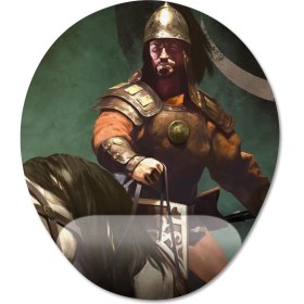 Resim Pixxa Mount & Blade Iı: Bannerlord Bilek Destekli Mousepad Model - 2 Oval 