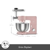 Resim Karaca Multichef Ultra 7 L 2000 W Rose Gold Stand Mikser 