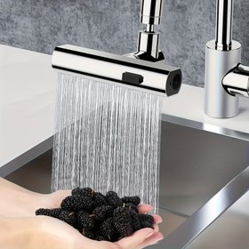 Resim Duş ve Küvet Aksesuarları. Banyo lavabosu için 1 çok fonksiyonlu adaptör musluk - dayanıklı ABS malzeme, kolay kurulum ve değiştirme, Karavan Duşları & Küvetler 