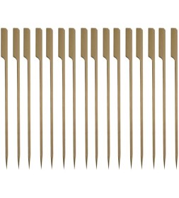 Resim 25CM. Yassı Bambu Çöp Şiş 200 Adet 