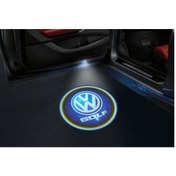 Resim Vw Golf Kapı Altı Logo Lamba Pilli Sensörlü Kolay Montaj 