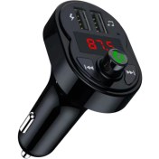 Resim Concord C-615 Bluetooth Görüşme ve Müzik Dinleme Ekranlı Fm Transmitter Çift USB Şarj Usb/tf 